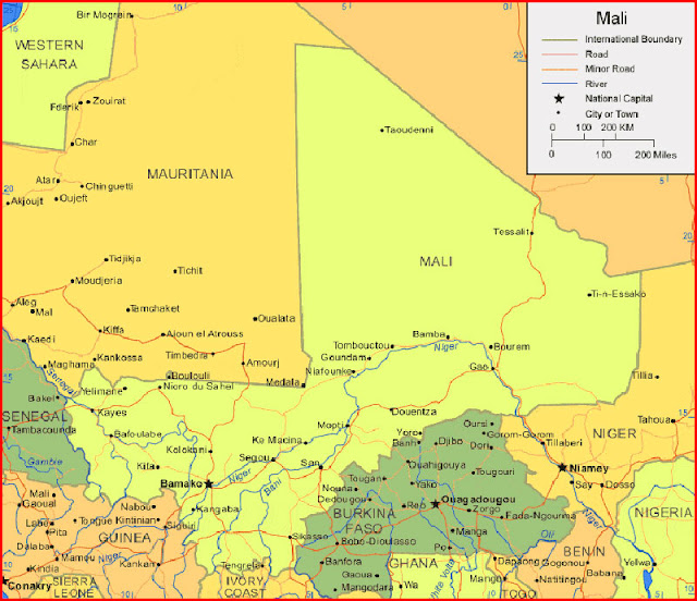 image: Map of Mali