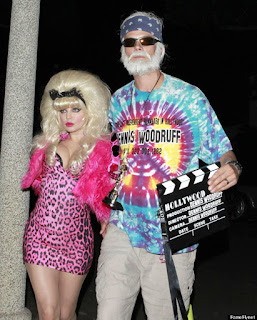 Fergie and Josh Duhamel going to a Halloween party!