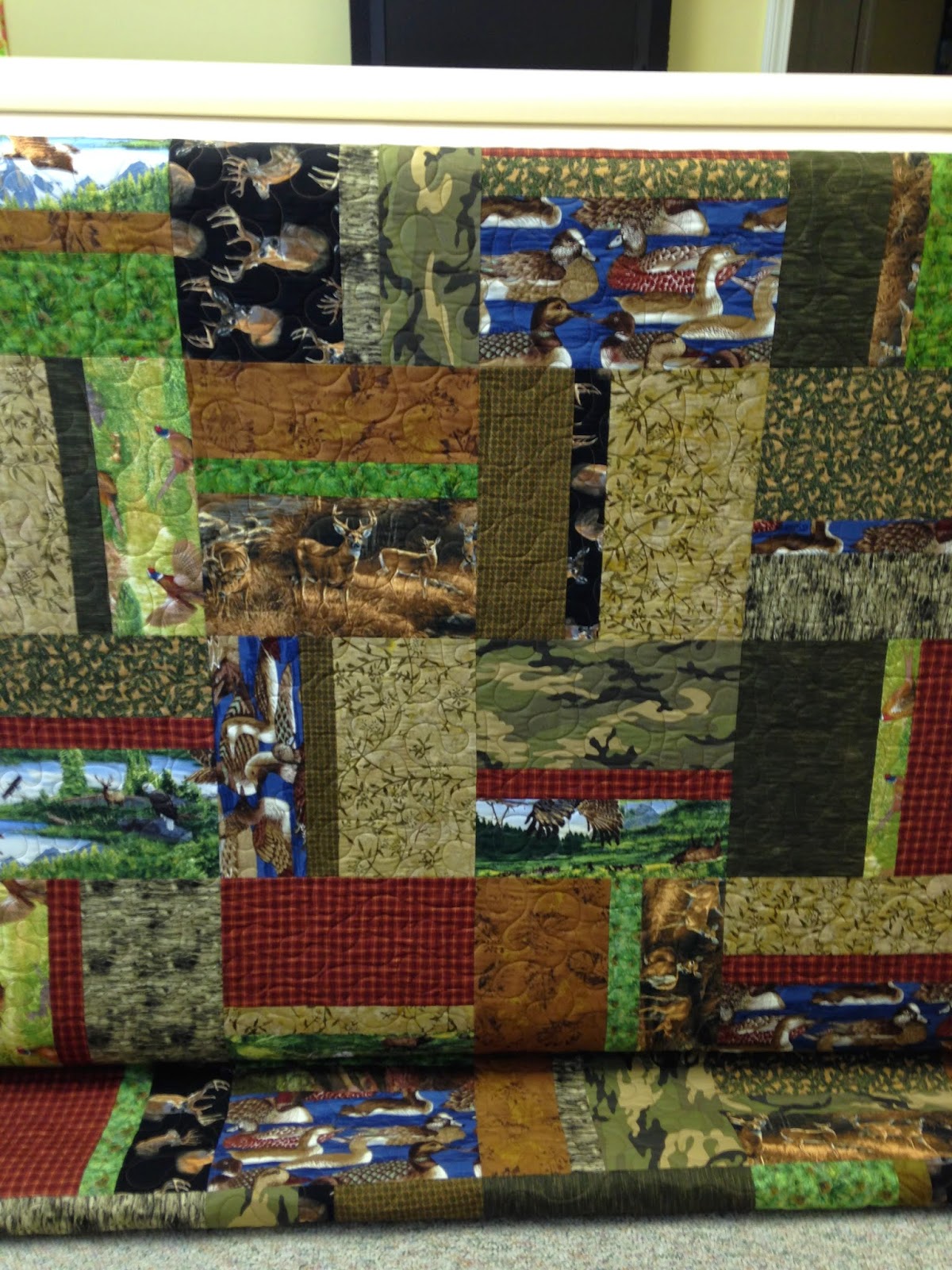 Quilting by Judith Dear Jane Blocks and Camouflage Quilt