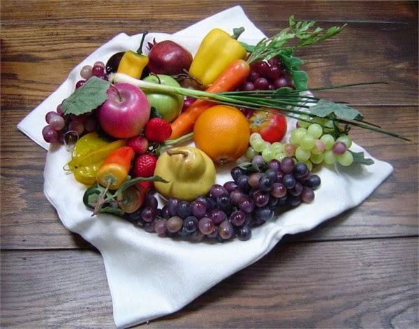 Artificial fruit as decoration