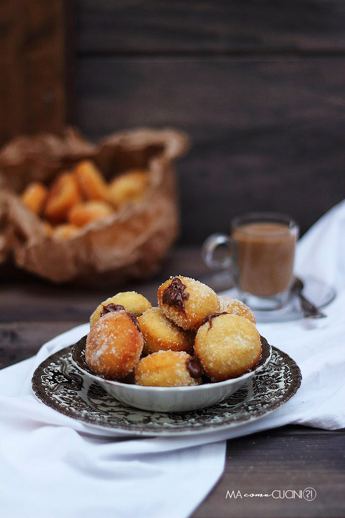 ciambelline di patate e nutella balls
