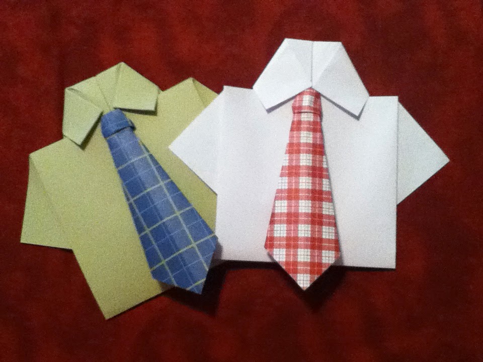Как сделать галстук на 23 февраля. Оригами рубашка. Галстук оригами. Открытка рубашка оригами. Рубашка оригами с галстуком.