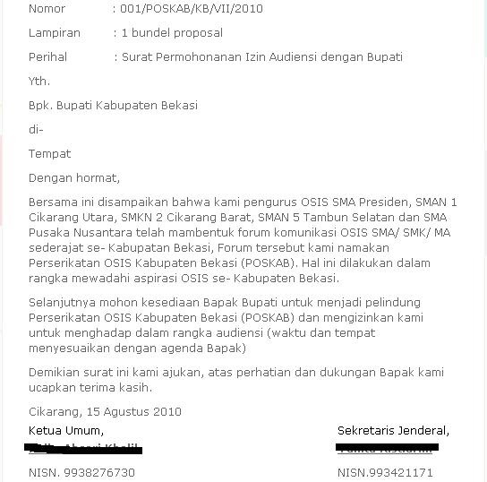 23 Free Download Contoh Surat Audiensi Kepada Rektor Format Doc