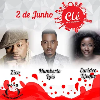 Ziqo, Euridse Jeque e Humberto Luís participam no 1º aniversário da gravadora angolana Clé Entretainment