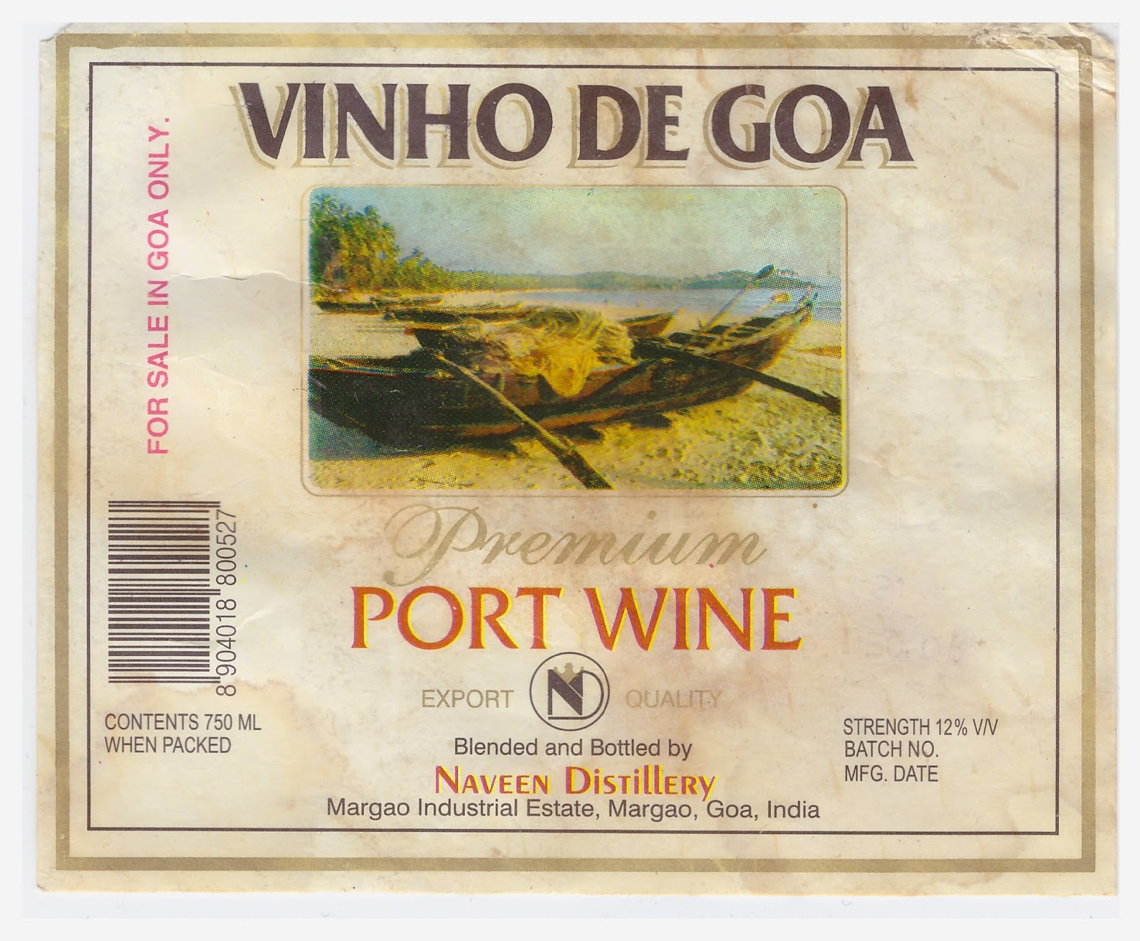 vanadkuulutused Vinho De Goa Port Vine