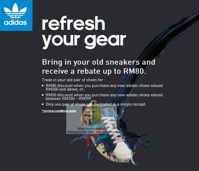 Adidas Old Sneakers For Rebate Offer ENd 30 NOV 2012 Trailsshoppers 