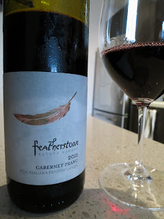 Wine Review of 2011 Featherstone Cabernet Franc from Niagara Peninsula, Ontario
