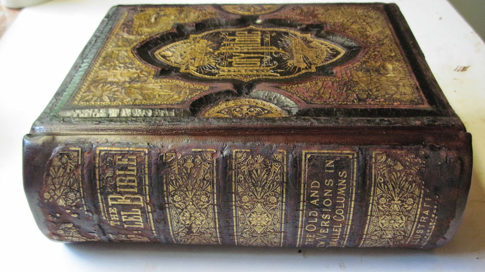 Fine Book Binding and Restoration Hierloom Family Bible Restoration