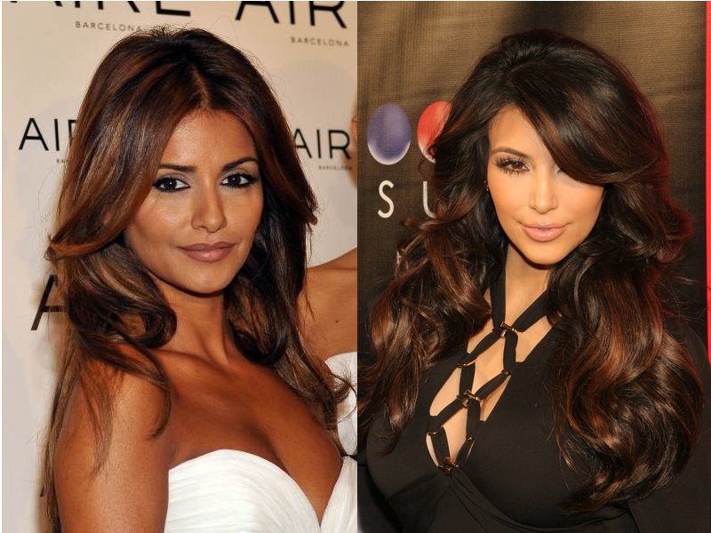 Brunette Hair Color Shades With Red Highlights Hair Color