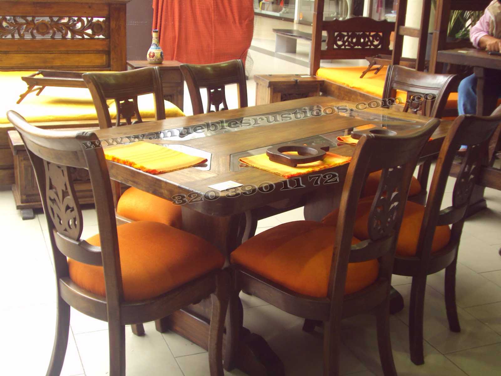 muebles rusticos bogota comedor rustico en madera