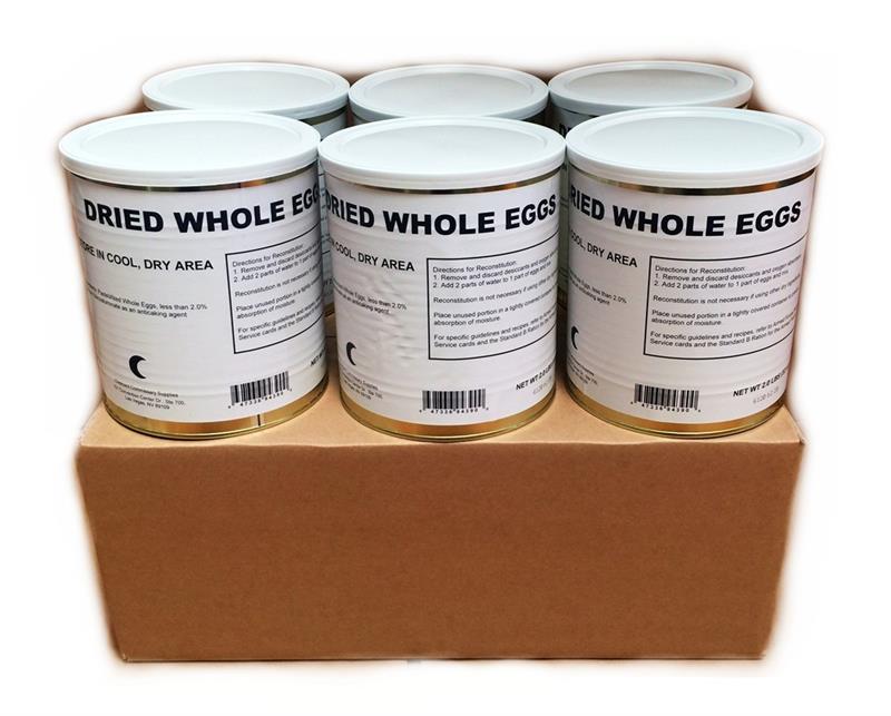 REFUGE BY SAFECASTLE Pasteurized Dried Whole Eggs, by the can or case