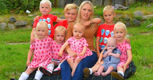 This mom of 8 children suddenly loses her husband