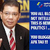 TOP STORY ... Mr New Politics 'BLOGGERS NOT INTELLIGENT' Minister Bersuara Lagi!