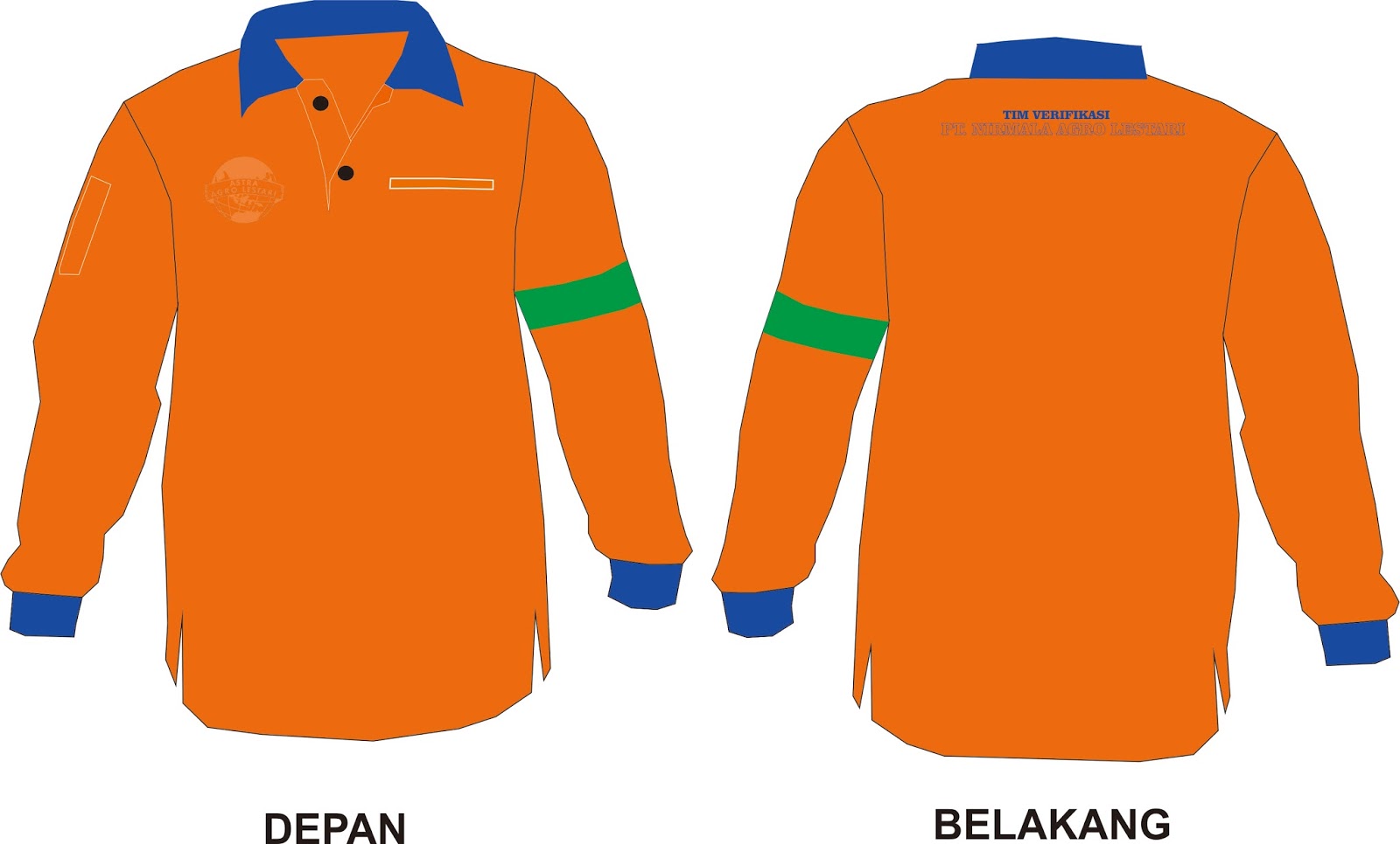 Desain Kaos Kerah Corel Klopdesain