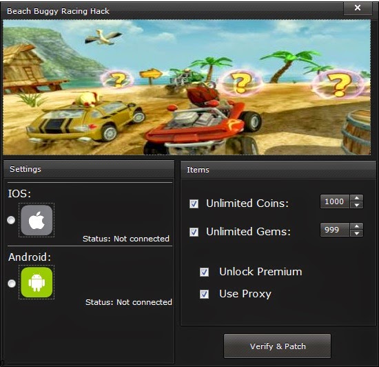 Beach Buggy Racing Hack Cheats Tool 2014