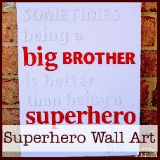 superhero wall art