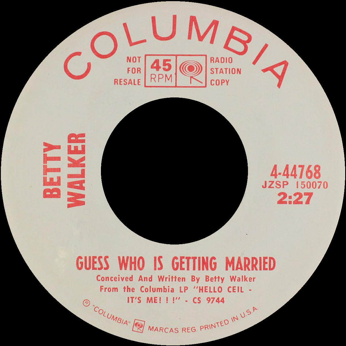 Vintage Stand Up Comedy Betty Walker Hello Ceil It S Me 1960s