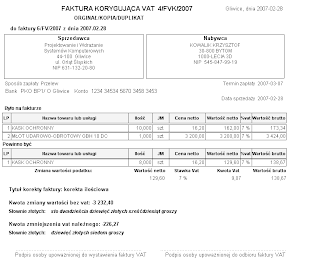 Program Wypożyczalnia: Program do Wypożyczalni - Fakturowanie