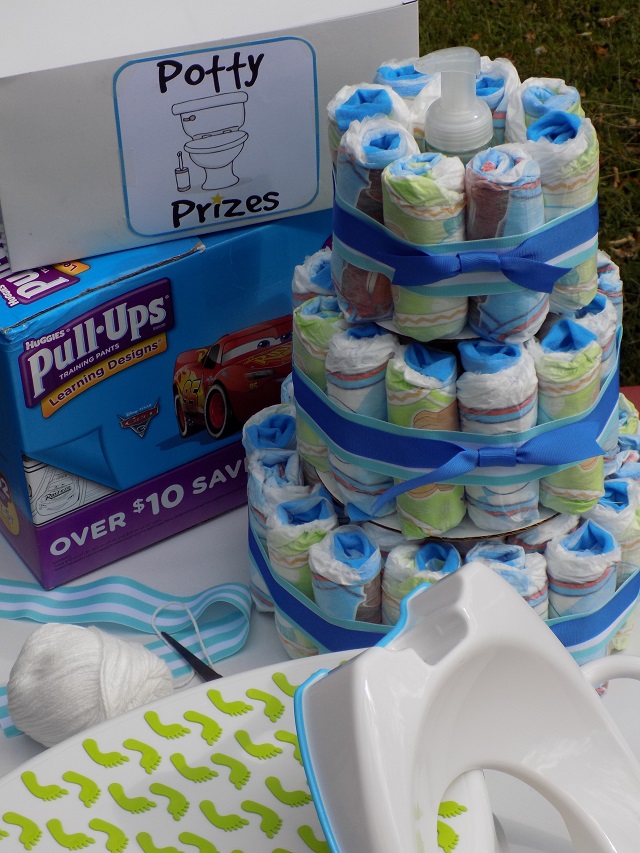 One Savvy Mom ™ NYC Area Mom Blog DIY Potty Training PullUps Cake