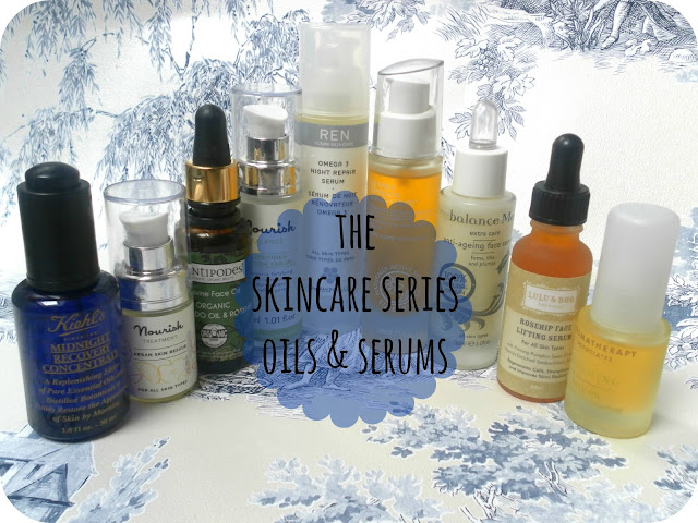 A picture of oils and serums for oily skin