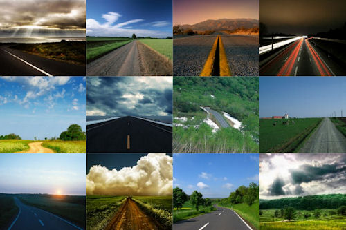 Fotografías de carreteras y caminos rurales I (12 imágenes)