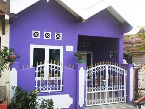 Dekorasi Cat  Rumah  Warna  Ungu 