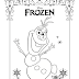 Top Olaf Coloring Pages Image