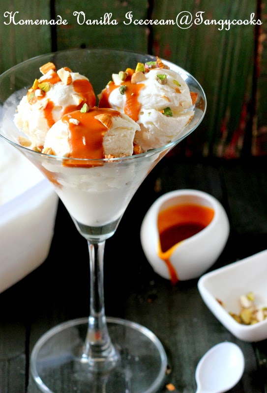 CONCOCTIONS OF A COOKAHOLIC !!! Vanilla Ice Cream Homemade/Eggless/Without Icecream Maker