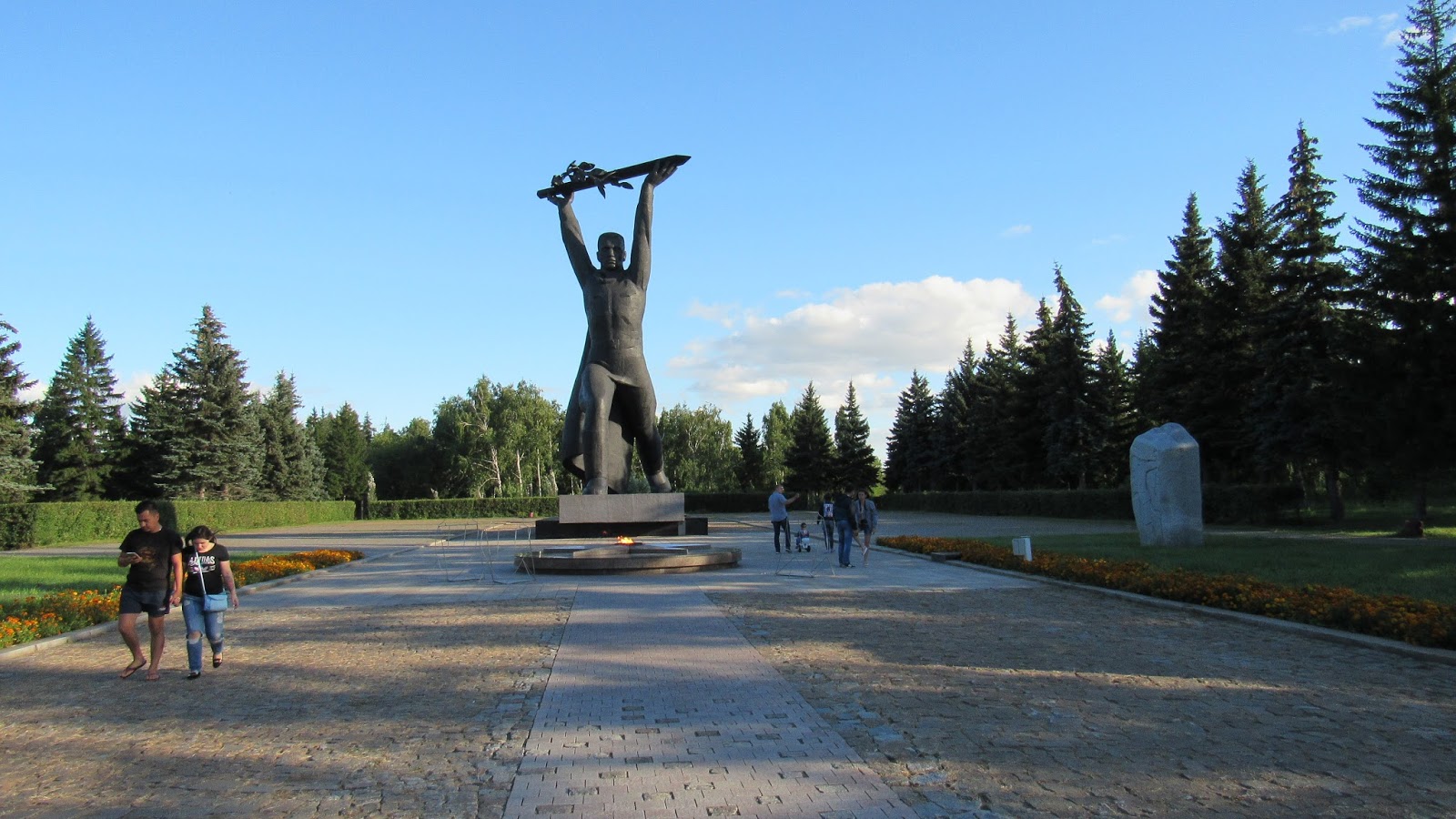 Парке победы в омске