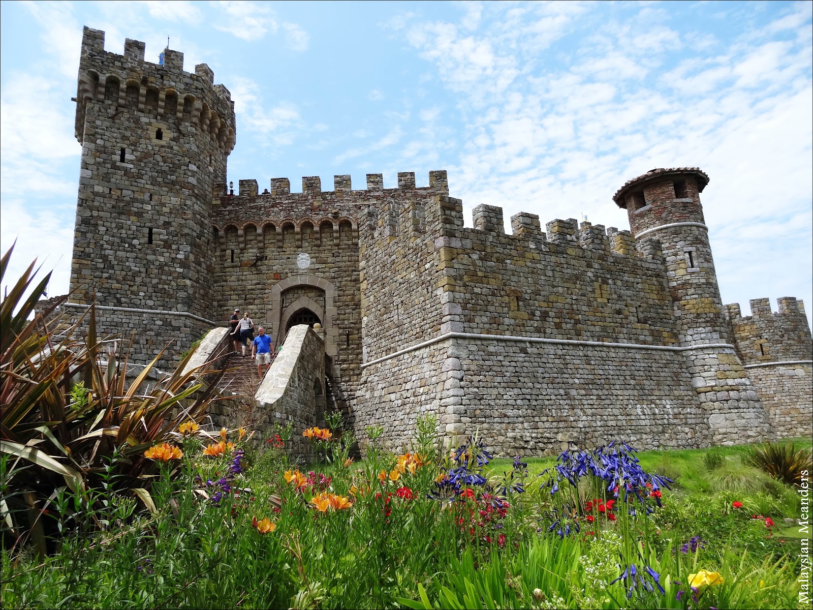 Malaysian Meanders: Castello di Amorosa: Medieval Castle in Napa Valley