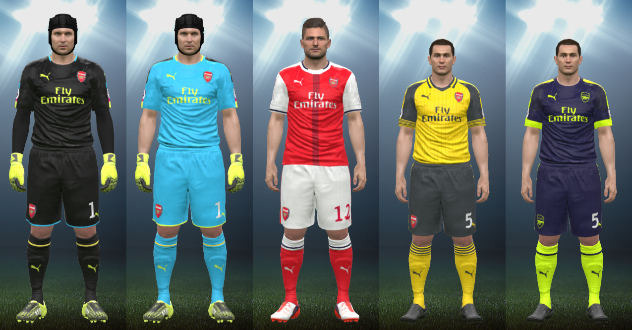 Best arsenal kit pes 2017 Clearance