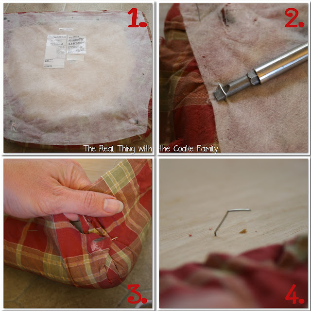 Tutorial and step by step directions on how to recover a chair. #DIY #RealCoake Tutorial and step by step directions on how to recover a chair. #DIY #RealCoake