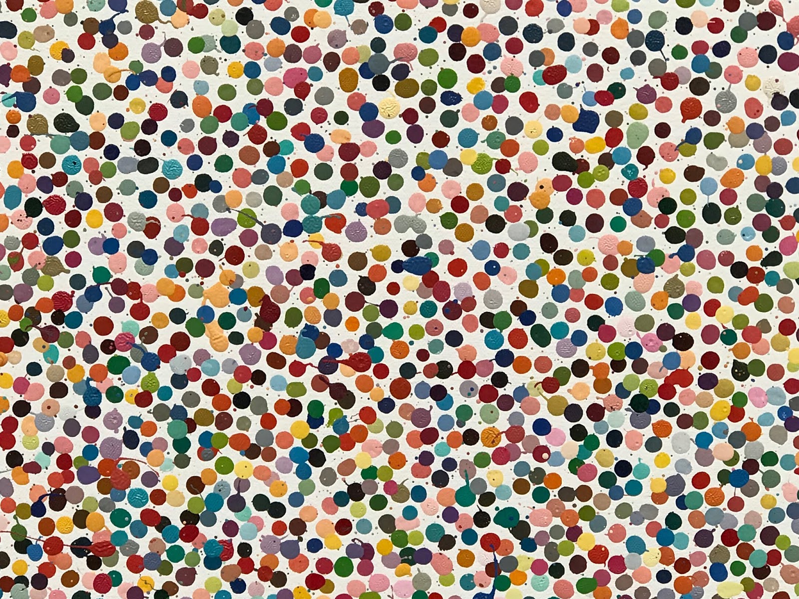 DriveByCuriosity Contemporary Art Damien Hirst`s New Dot Paintings