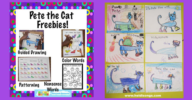 pete the cat guided drawing