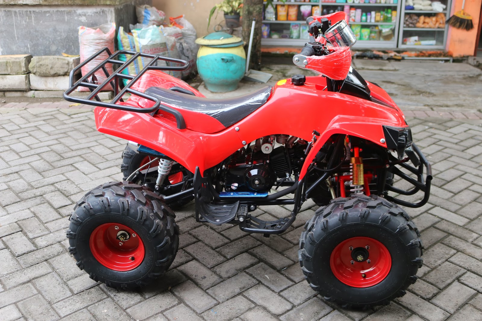 MOTOR ATV ROMCA 110 CC MURAH SURABAYA ELEKTRIK SCOOTER BECAK GOWES