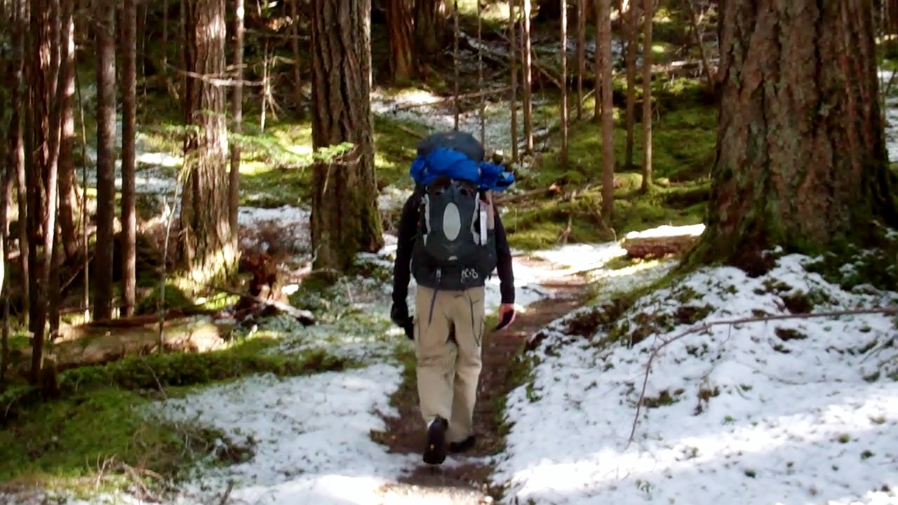 winter backpacking