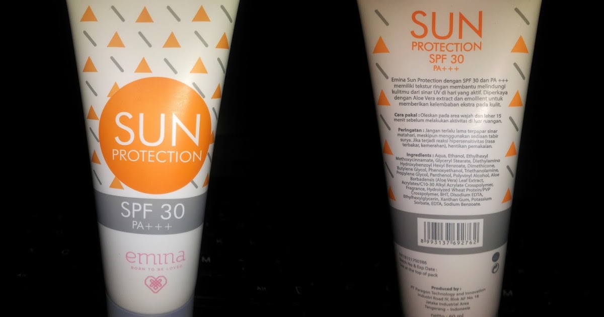 Review Emina Sun Protection (Sunscreen Emina) Alif Meylinda