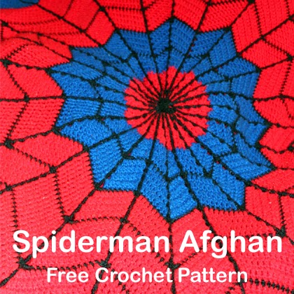 Crochet For Children: Spiderman Afghan Free Crochet Pattern