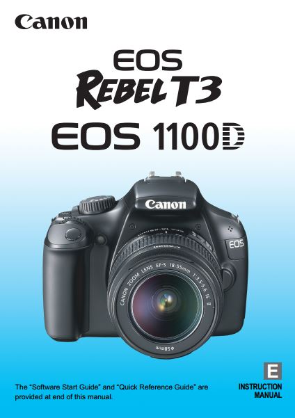 Canon Camera News 2022: Canon EOS 1100D / Rebel PDF User / Manual