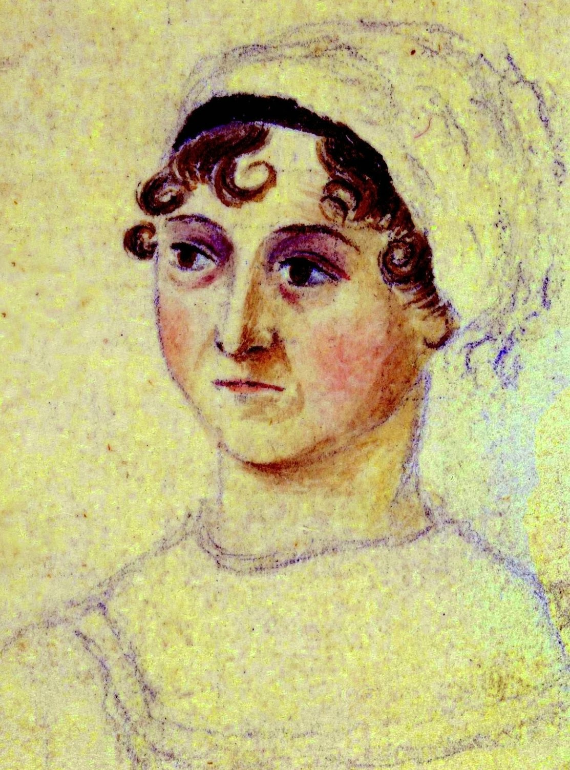 Portrait of Jane Austen by Cassandra Austen