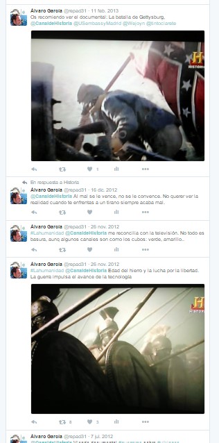 Canal Historia en Twitter - Documentales sobre Esparta y la Guerra de Secesión - Canal Historia - Historia - el troblogdita - ÁlvaroGP Canal Historia en Twitter - Documentales sobre Esparta y la Guerra de Secesión - Canal Historia - Historia - el troblogdita - ÁlvaroGP