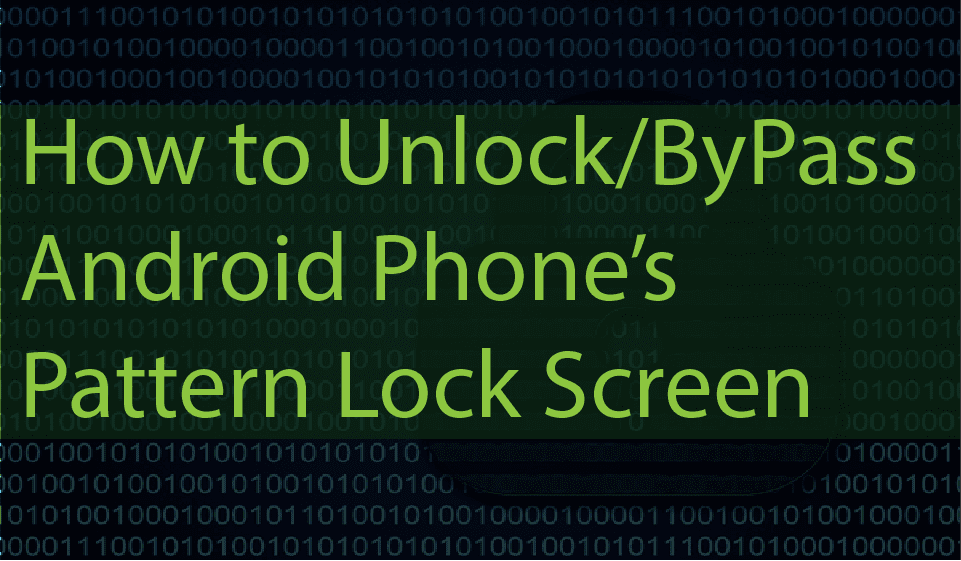 how can unlock pattern lock