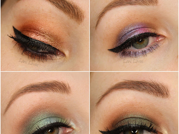 Notoriously Morbid Eyeshadows - Head Key, Eye of the Tiger, Plant, Give the Devil His Due & Skunk Ape Swatches & Review