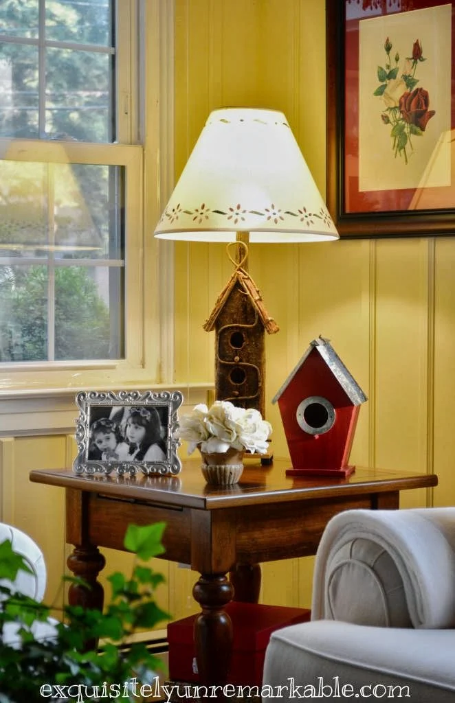 How to make a birdhouse lamp