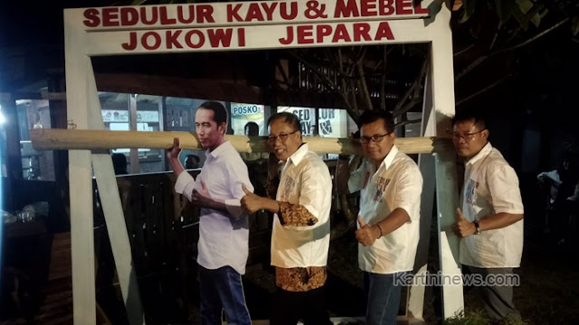 Photobooth Bersama Jokowi telah dibuka untuk Umum di Posko Sekabel Jepara