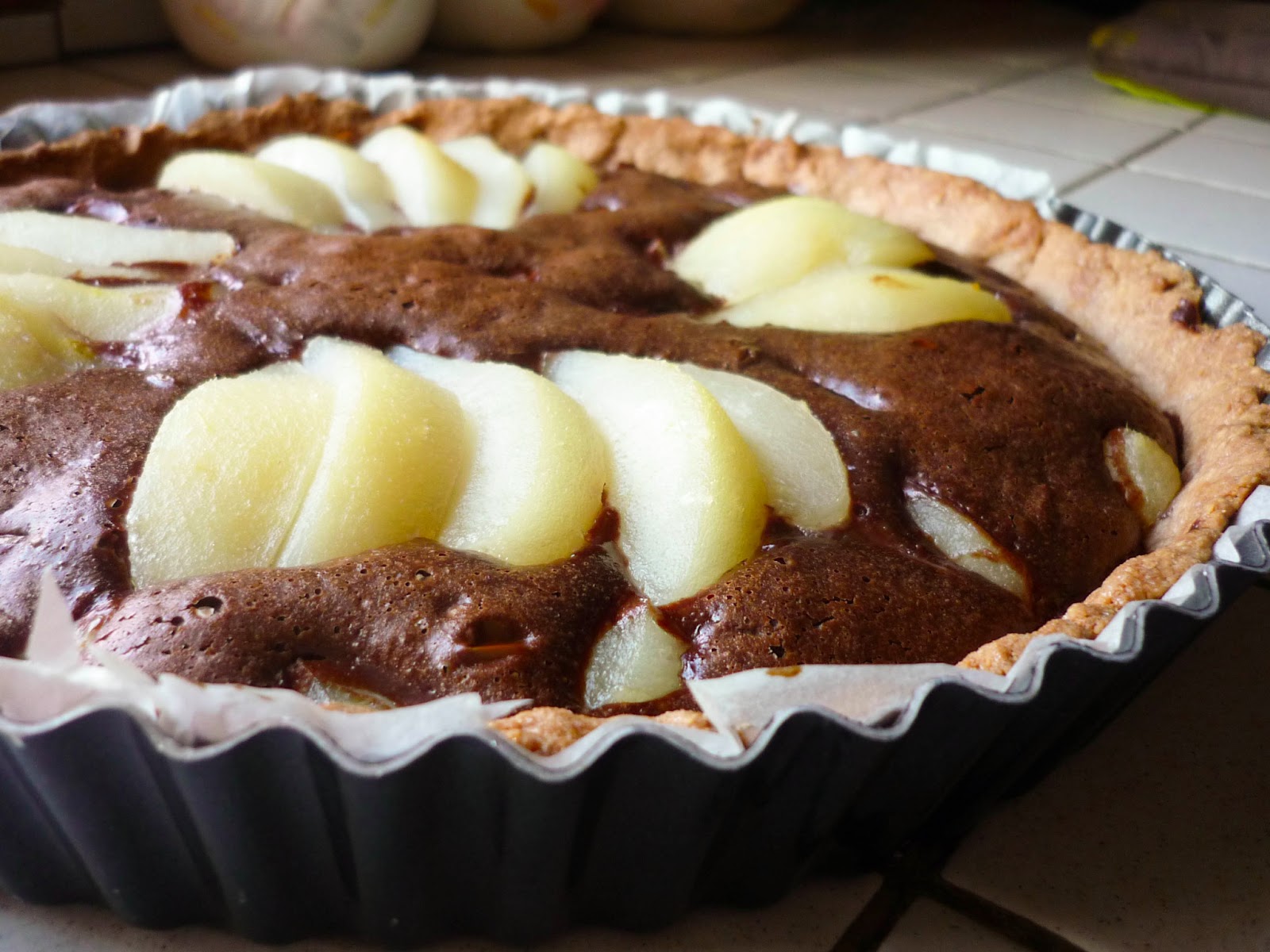 La Bonne Graille Tarte poires chocolat,