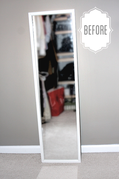 Forty Weeks: Crafts/DIY: Upgrading a $5 Mirror