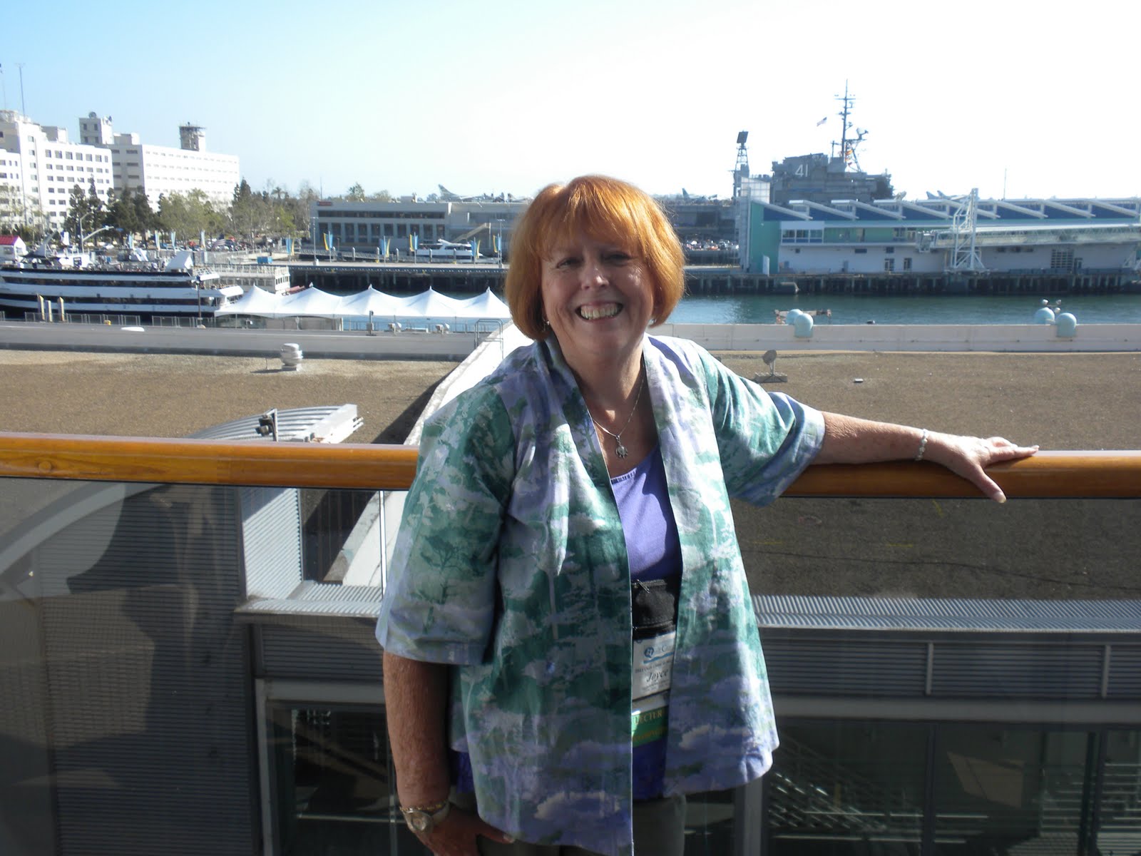 Joyce R. Becker Landscape Quilter blog Quilt Camp at Sea Cruise to