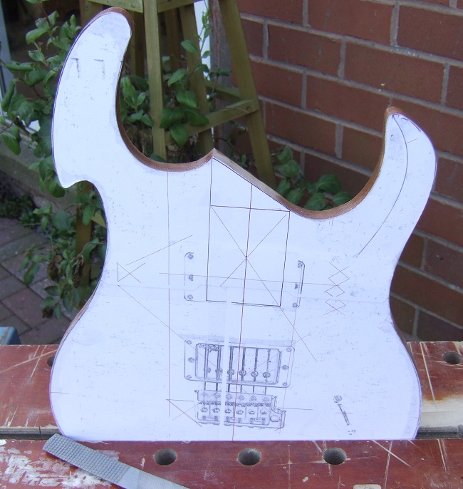 Valve Analogue, Tube Analog, Guitars and Stuff Routing Out A Guitar Body.