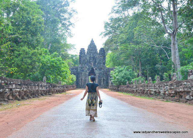 one of the five gates of Angkor Thom